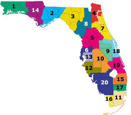 Map of 20 Circuits